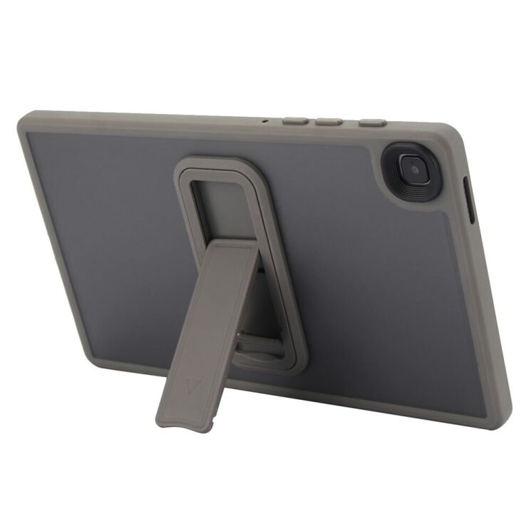Защитный чехол Deexe Crystal Kickstand для Samsung Galaxy Tab A7 Lite (T220/T225) - Grey: фото 2 из 12