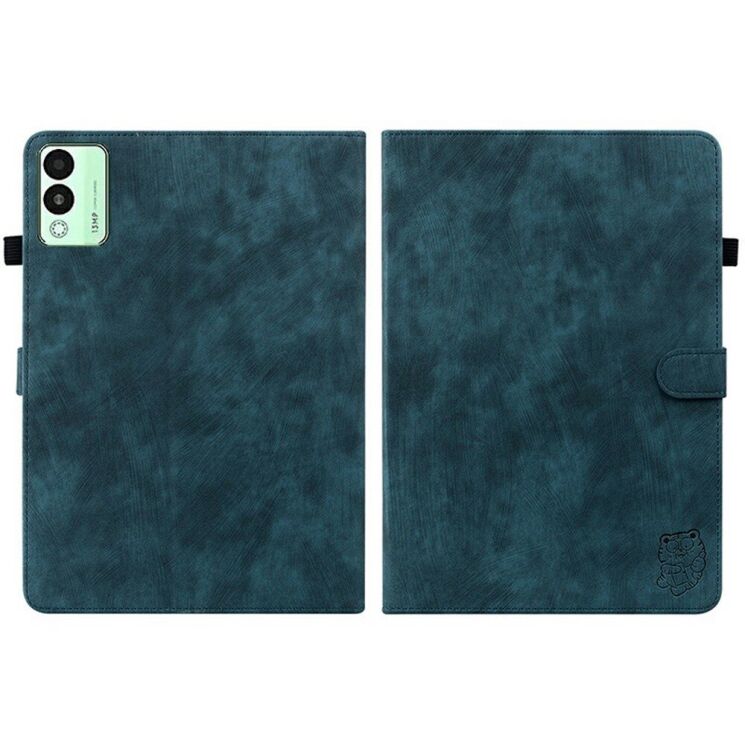 Защитный чехол Deexe Cute Tiger для TECNO Megapad 11 - Blue: фото 7 из 7