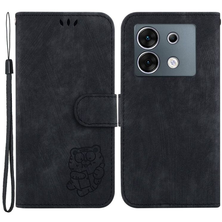 Защитный чехол Deexe Cute Tiger (FP) для Infinix Zero 30 - Black: фото 1 из 10