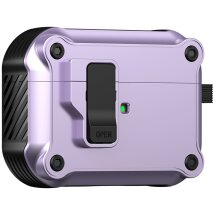 Защитный чехол Deexe Defender Armor для Apple AirPods Pro 3 - Purple: фото 1 из 9