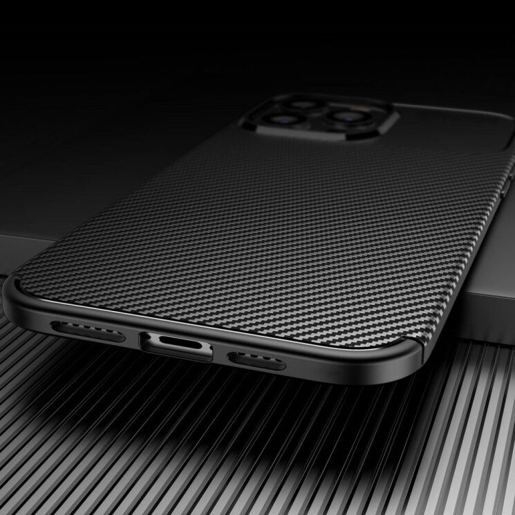 Захисний чохол Deexe Fusion для Apple iPhone 14 Pro Max - Black: фото 4 з 9