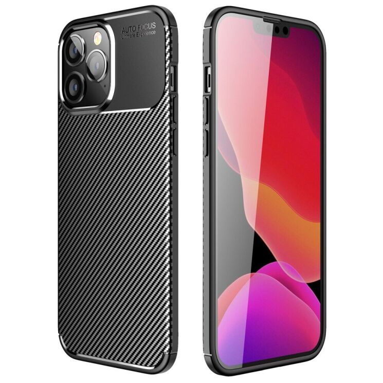 Захисний чохол Deexe Fusion для Apple iPhone 14 Pro Max - Black: фото 1 з 9