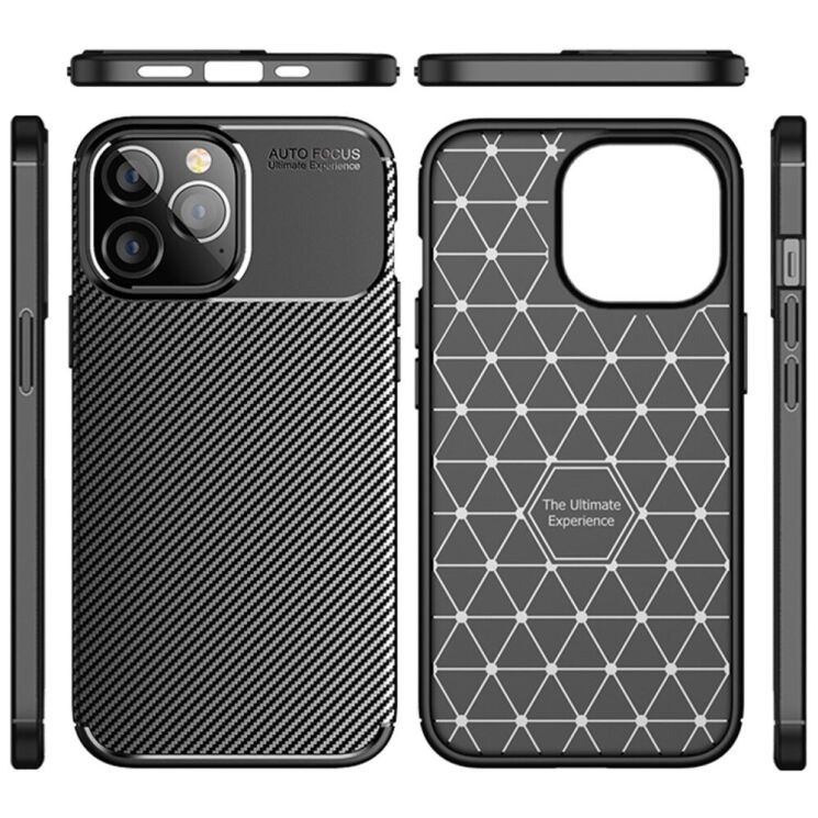 Захисний чохол Deexe Fusion для Apple iPhone 14 Pro Max - Black: фото 9 з 9