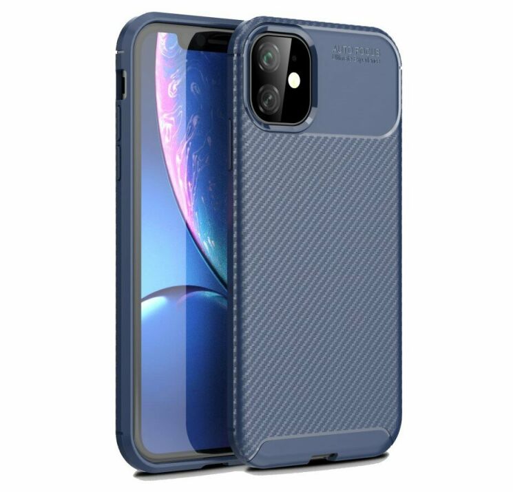 Защитный чехол Deexe Fusion для iPhone 11 - Blue: фото 1 из 11