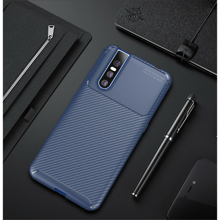 Защитный чехол Deexe Fusion для VIVO V15 Pro - Blue: фото 2 из 10