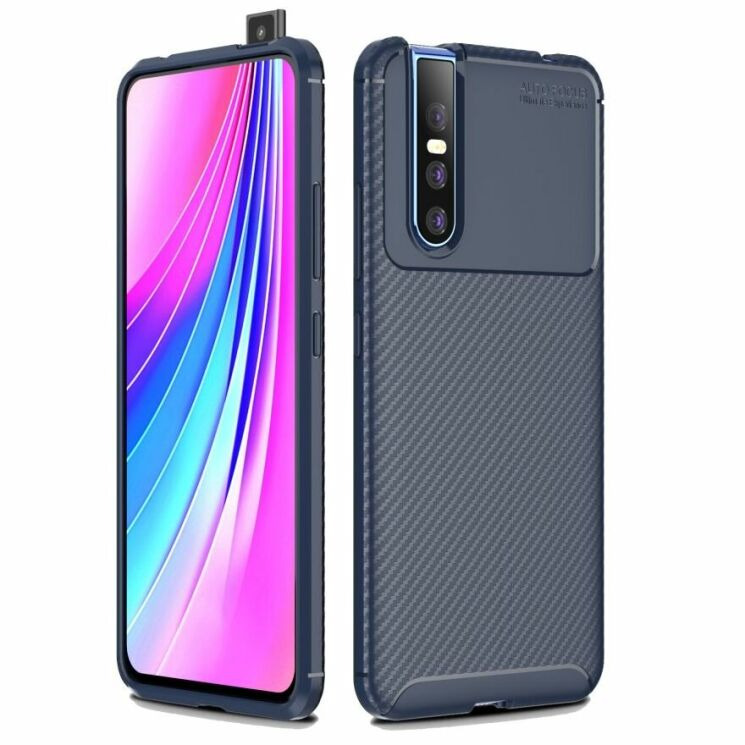 Защитный чехол Deexe Fusion для VIVO V15 Pro - Blue: фото 1 из 10