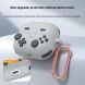 Защитный чехол Deexe Game Console для Samsung Galaxy Buds 3 / Buds 3 Pro - Light Grey (360918LH). Фото 2 из 3