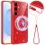 Защитный чехол Deexe Glitter Case with MagSafe для Samsung Galaxy S26 Plus (S947) - Red: фото 1 из 7