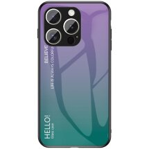 Защитный чехол Deexe Gradient Color для Apple iPhone 16 Pro Max - Purple: фото 1 из 6