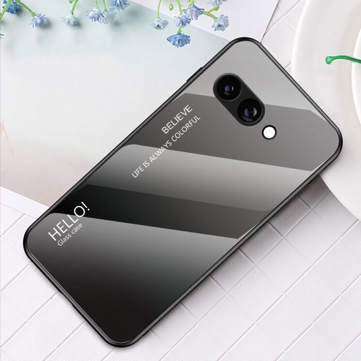 Защитный чехол Deexe Gradient Color для Google Pixel 9a - Black / Grey: фото 2 из 15