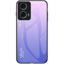 Защитный чехол Deexe Gradient Color для Motorola Moto G24 Power - Pink / Purple: фото 1 из 7