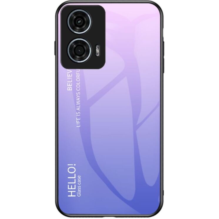 Защитный чехол Deexe Gradient Color для Motorola Moto G24 Power - Pink / Purple: фото 1 из 7
