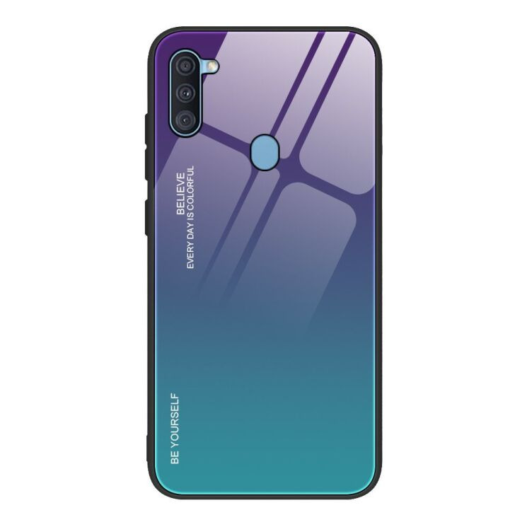 Захисний чохол Deexe Gradient Color для Samsung Galaxy A11 (A115) - Purple / Blue: фото 1 з 9