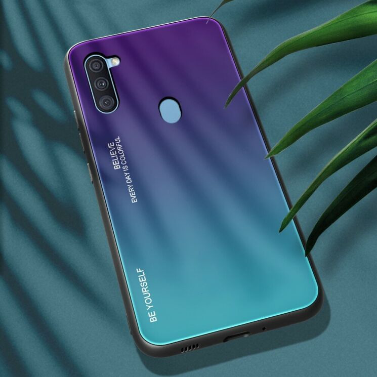 Захисний чохол Deexe Gradient Color для Samsung Galaxy A11 (A115) - Purple / Blue: фото 2 з 9