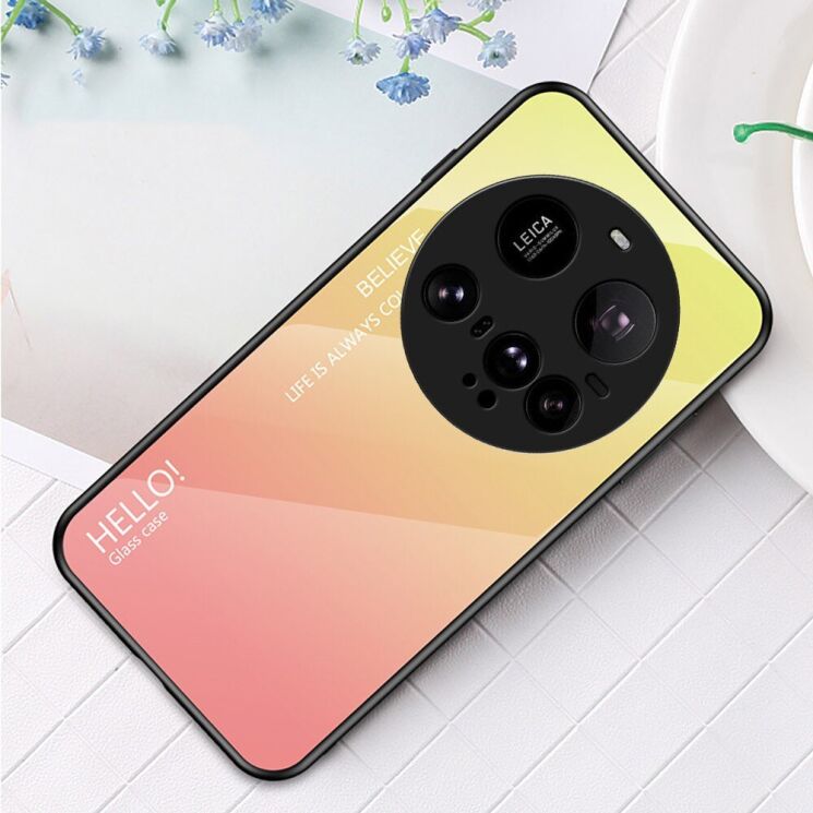 Защитный чехол Deexe Gradient Color для Xiaomi 15 Ultra - Yellow: фото 2 из 14