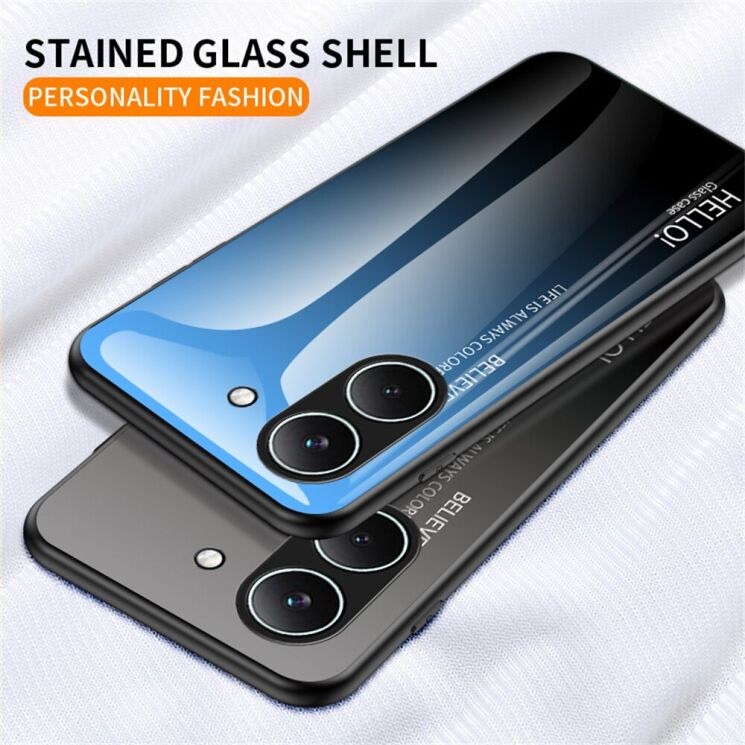 Защитный чехол Deexe Gradient Color для Xiaomi Poco X8 Pro - Pink Blue (409050L) Защитный чехол Deexe Gradient Color для Xiaomi Poco X8 Pro - Pink Blue: фото 2 из 8