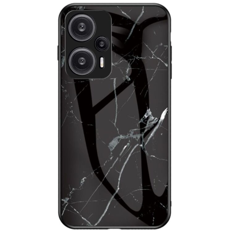 Защитный чехол Deexe Gradient Pattern для Xiaomi Poco F5 / Redmi Note 12 Turbo - Black: фото 1 из 8