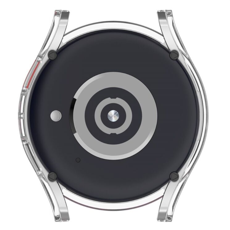 Защитный чехол Deexe Hard Frame для Samsung Galaxy Watch 4 / 5 (44mm) - Transparent: фото 7 из 7