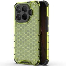 Захисний чохол Deexe Honeycomb Series для Xiaomi 15T Pro - Green: фото 1 з 5