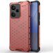 Защитный чехол Deexe Honeycomb Series для Xiaomi Redmi Note 13 Pro+ - Red (340552R). Фото 1 из 5