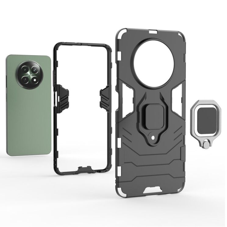 Защитный чехол Deexe Hybrid Case для Realme 12 5G - Red: фото 5 из 6