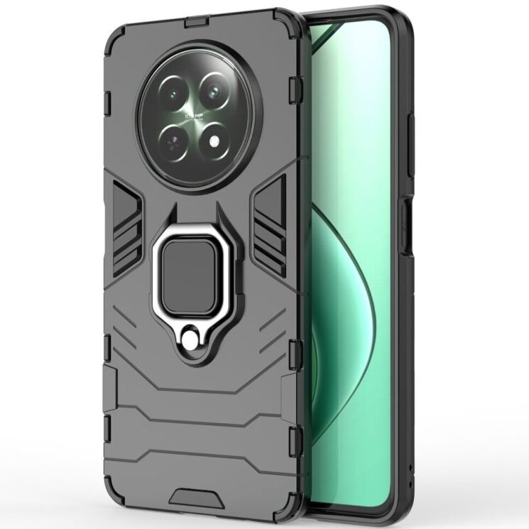 Защитный чехол Deexe Hybrid Case для Realme 12 5G - Black: фото 1 из 6