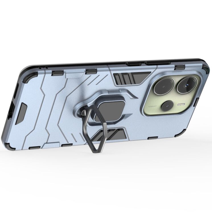 Защитный чехол Deexe Hybrid Case для Xiaomi Redmi Note 14 4G - Blue (373482L) Защитный чехол Deexe Hybrid Case для Xiaomi Redmi Note 14 4G - Blue: фото 3 из 6