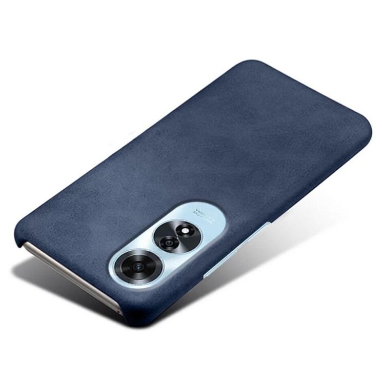 Защитный чехол Deexe Leather Back Cover для OPPO A60 - Blue: фото 3 из 4