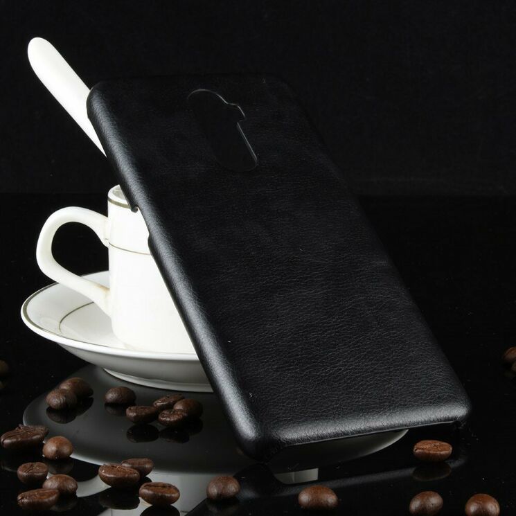 Захисний чохол Deexe Leather Back Cover для Realme X2 Pro - Black: фото 5 з 6