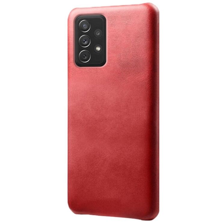 Захисний чохол Deexe Leather Back Cover для Samsung Galaxy A73 (А736) - Red: фото 1 з 4