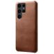 Защитный чехол Deexe Leather Back Cover для Samsung Galaxy S24 Ultra - Brown (343342Z). Фото 2 из 4