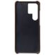 Защитный чехол Deexe Leather Back Cover для Samsung Galaxy S24 Ultra - Brown (343342Z). Фото 4 из 4