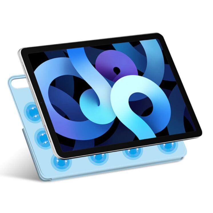 Защитный чехол Deexe Magnetic Case для Apple iPad Air 11 M3/M2 (2025/2024) / Air 4 / 5 10.9 (2020/2022) / Pro 11 (2020/2021/2022) - Baby Blue: фото 2 из 7