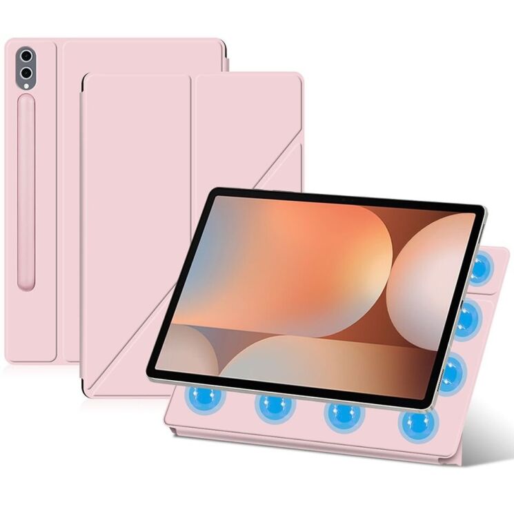 Защитный чехол Deexe Magnetic Case для Samsung Galaxy Tab S10 Plus - Pink: фото 1 из 10