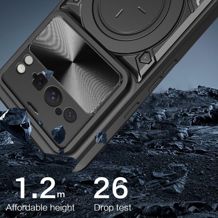 Защитный чехол Deexe Magnetic Space для Google Pixel 8 Pro - Black: фото 3 из 10