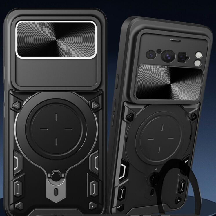 Защитный чехол Deexe Magnetic Space для Google Pixel 8 Pro - Black: фото 2 из 10