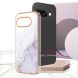 Защитный чехол Deexe Marble Style для Google Pixel 9a - Dark Purple (375423DV). Фото 6 из 6