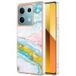 Защитный чехол Deexe Marble Style для Xiaomi Redmi Note 13 5G - Light Green (341284LG)