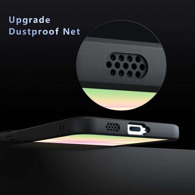 Захисний чохол Deexe Matte Skin with MagSafe для Samsung Galaxy A57 (A576) - Black: фото 6 з 10