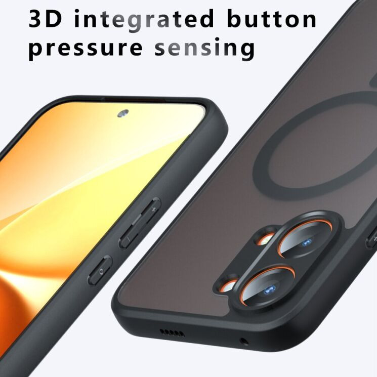 Защитный чехол Deexe Matte Skin with MagSafe для Xiaomi Poco X8 Pro Max - Black: фото 13 из 13