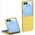 Защитный чехол Deexe Satin Case для Samsung Galaxy Flip 8 - Yellow: фото 1 из 8