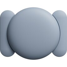 Защитный чехол Deexe Silico Mag для Apple AirTag / AirTags 2 - Grey: фото 1 из 6