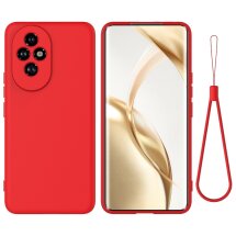 Защитный чехол Deexe Silicone Case для Honor 200 - Red: фото 1 из 8