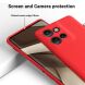 Защитный чехол Deexe Silicone Case для Motorola Edge 50 Neo - Red (367118R). Фото 3 из 8