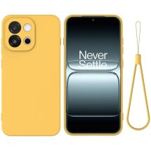 Защитный чехол Deexe Silicone Case для OnePlus 13T - Yellow: фото 1 из 9