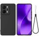 Защитный чехол Deexe Silicone Case для Realme 15 - Black (390514B). Фото 1 из 9