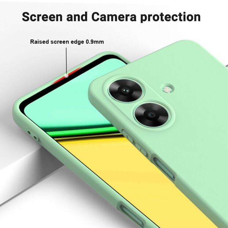 Защитный чехол Deexe Silicone Case для Realme Note 60 - Black: фото 4 из 8