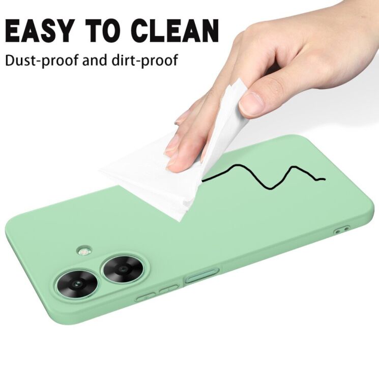 Защитный чехол Deexe Silicone Case для Realme Note 60 - Black: фото 8 из 8