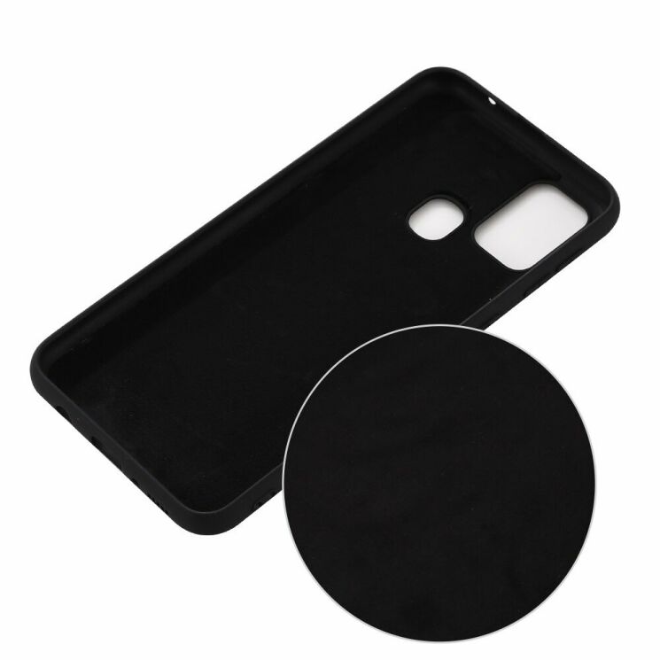 Защитный чехол Deexe Silicone Case для Samsung Galaxy M31 (M315) - Black: фото 3 из 5