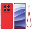 Защитный чехол Deexe Silicone Case для Xiaomi Redmi Note 14 Pro - Red (373532R)